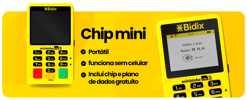 maquininha mini portátil